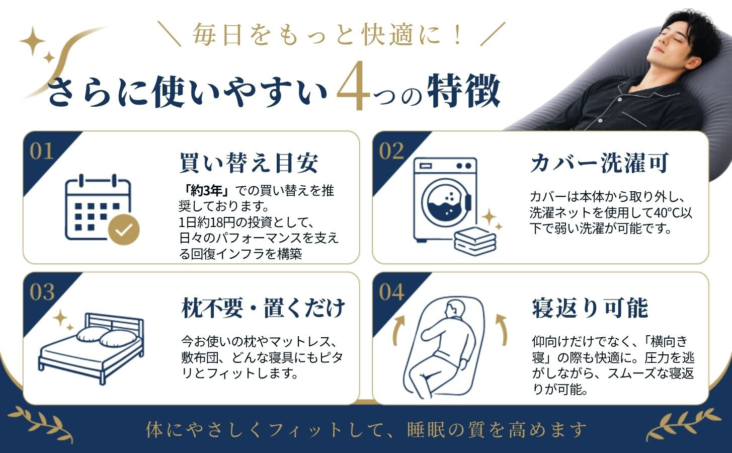 圧迫ゼロ睡眠